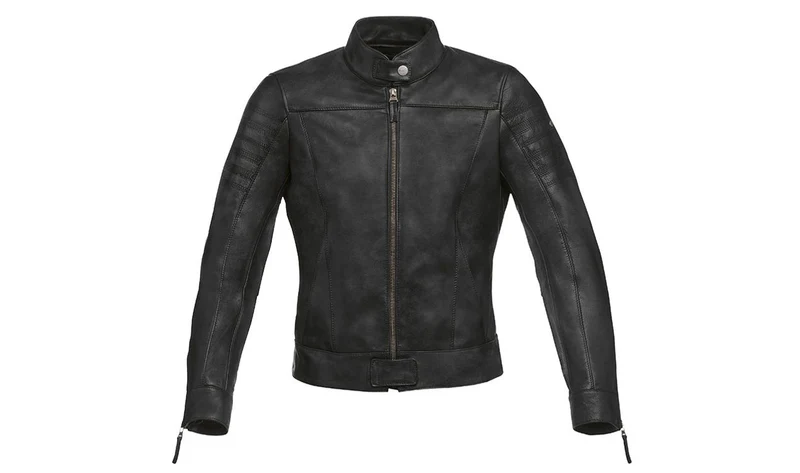 Chaqueta de piel Westend negra talla 36 OEM 76145A809D8 para BMW Motorrad. Original BMW Motorrad.