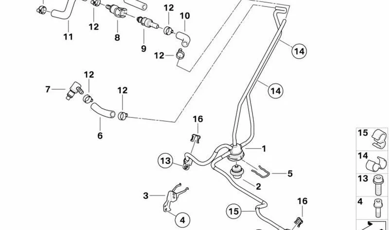 Colector de admisión OEM 13537718517 para motos BMW R 1200 RT, R 900 RT. Original BMW Motorrad.