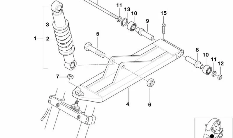 Rodamiento de contacto angular OEM 31422335824 para motos BMW R850 R, R1150 R, K1200 GT, K1200 RS, R1200 C... y más. Original BMW Motorrad.