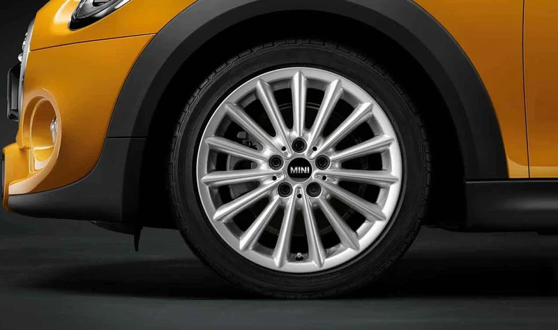 Llanta de aluminio JCW Multi Spoke 505 OEM 36116855114 para MINI F56, F55, Cabrio F57. Original MINI.