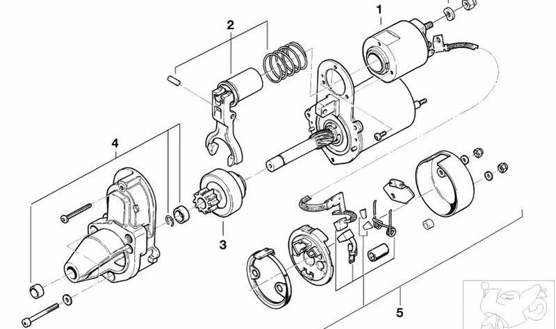 Juego de escobillas de carbono OEM 61312306015 para motos BMW R 850 GS, R 1150 GS, R 1100 R... y más. Original BMW Motorrad.