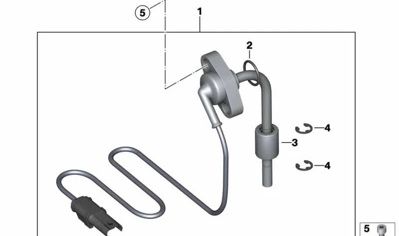 Tornillo plástico OEM 17217691639 para BMW F07, F10, F11, F15, F85, F16, F86, K1200S, K1300S... y más. Original BMW Motorrad.