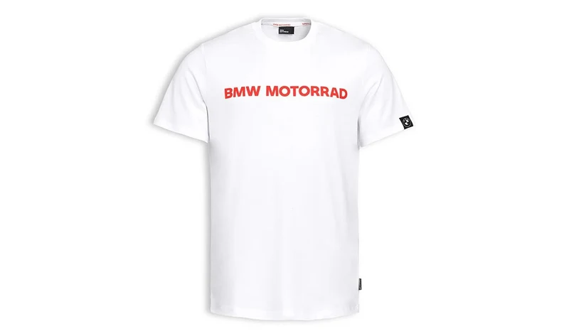 Camiseta blanca talla L OEM 76615B3E4F0 para BMW Motorrad. Original BMW.