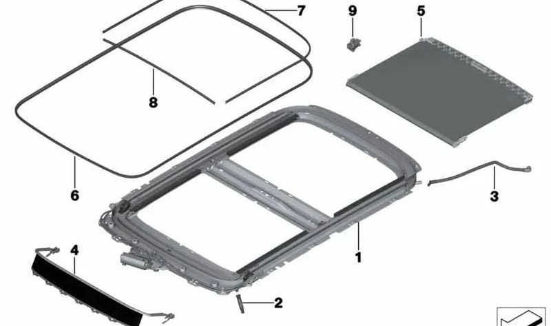 Tubo flexible de salida de agua trasero izquierdo OEM 54109809995 para MINI Paceman R61 (03/2012 - 09/2016). Original MINI.