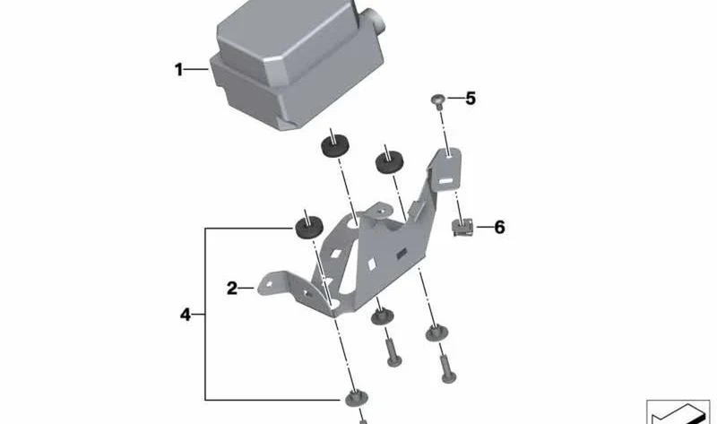 Mecanismo de mando para regulación de velocidad OEM 65717676884 para motos BMW R1200RT (K26). Original BMW Motorrad.