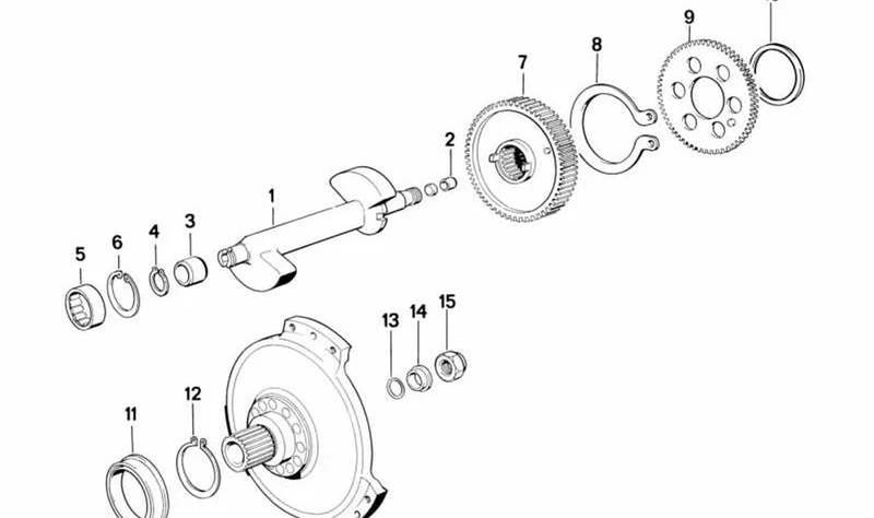 Arandela distanciadora OEM 11211461788 para BMW Motorrad K1200 GT, K1200 RS, K75, K1, K100 LT... y más. Original BMW Motorrad.