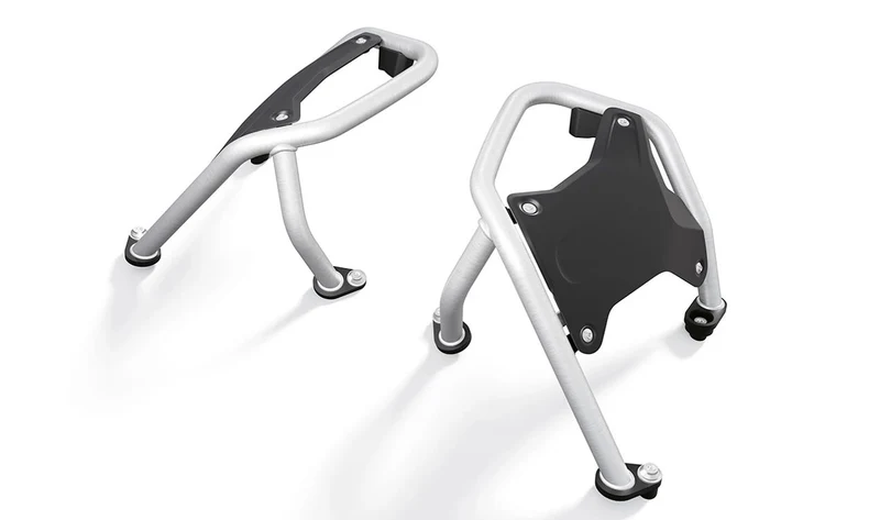 Estribo de protección de motor derecho OEM 77145B3FDA8 para motos BMW R 1300 GS (KA1) 05/2022 - 03/2025. Original BMW Motorrad.