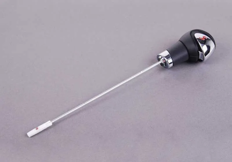 Empuñadura de palanca selectora de cuero OEM 25167584239 para MINI R56, R55, R57, R58, R59, R60, R61... y más. Original MINI.