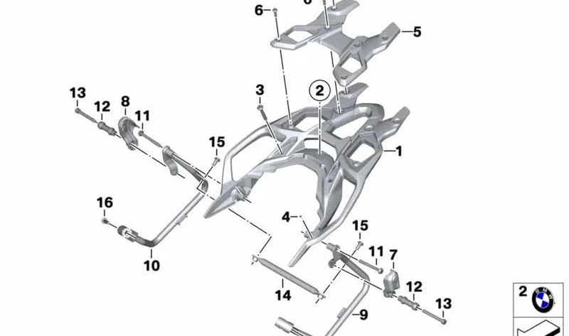 Tornillo ISA M8X65 OEM 07129906315 para BMW Motorrad S 1000 R (K47), S 1000 XR (K49). Original BMW Motorrad.