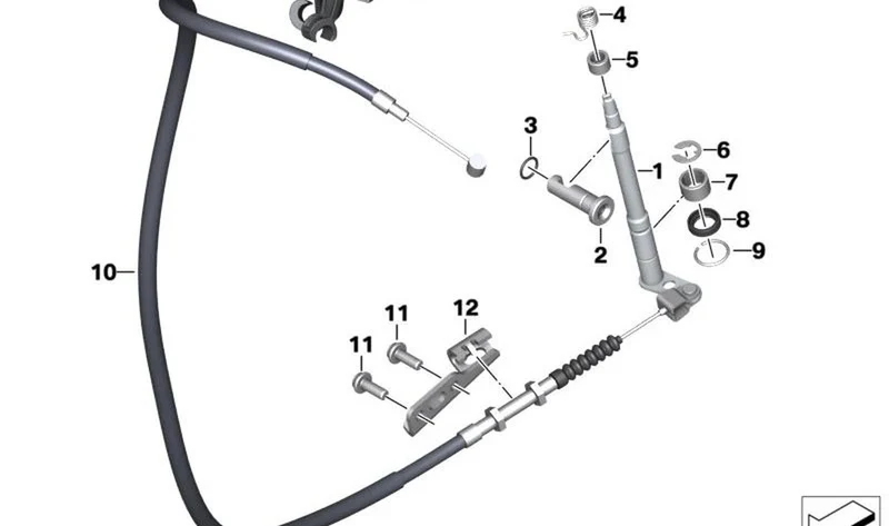 Arandela de seguridad OEM 21212343258 para motos BMW F 650, F 700 GS, S 1000 RR... y más. Original BMW Motorrad.