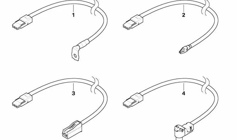 Cable positivo batería OEM 61119158050 para MINI R56, R55, R57, R59, R60... y más. Original MINI.